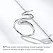 ChicSilver Serpiente Anillo Plata de Ley 925 para Muchachas Anillo Ajustable Animales...