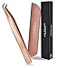 Produktbild AM BEAUTY® Pinzette Premium Edition Inklusive Etui, Wimpernpinzette Volumen, Nageldesign Zubehör, Wimpernzange Künstliche Wimpern Extensions, Wimpern Pinzette Wimpernverlängerung Rose Gold