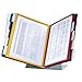 DURABLE Desktop Reference System, 10 Double-Sided Panels, Letter-Size, Assorted Colors, VARIO Design (536000)
