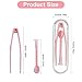 STNRST-IN 15PCS Contact Lens Remover Tool, Colorful Contact Removal Tool Case Set, Portable Contact Tweezers with Soft Tip, Plunger Suction Cup Applicator for Soft Hard Contact Lenses