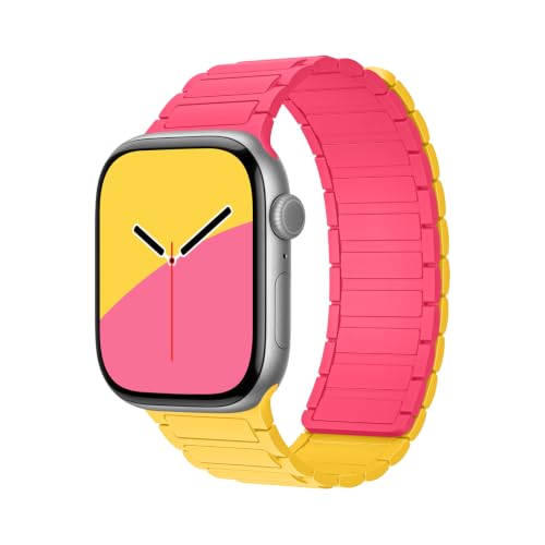 MUIPIK Apple Watch Band 38mm 40mm 41mm 42mm, Magnetic Silicone Sport Band by MUIPIK - Used condition - US$16.14