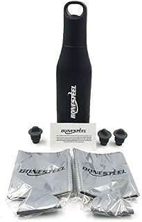 Beer Bottle Insulator Stainless Steel Gift Set With Neoprene Can Coolers and Silicon