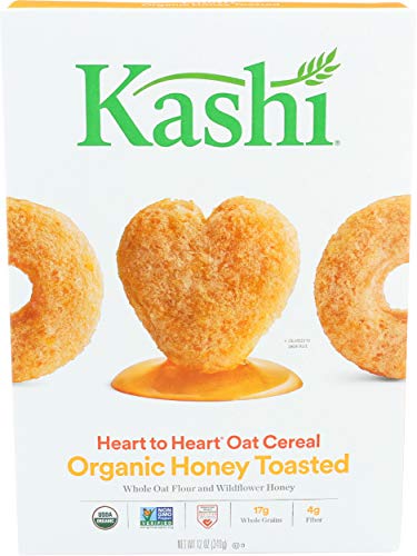 Kashi Co, Cereal Heart To Heart Toasted Honey Oat Organic, 12 Ounce