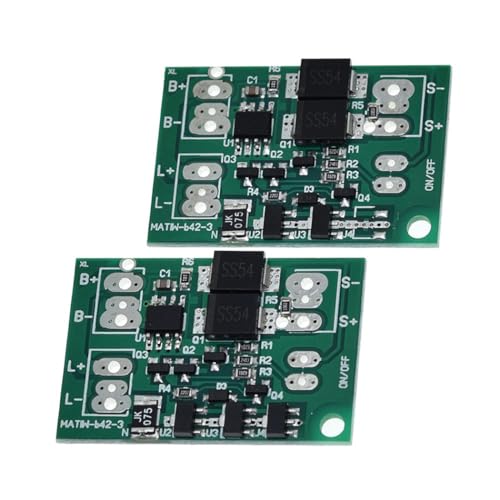 Hailege 2pcs Solar LED Lampe Steuerplatine Solarpanel Automatischer Steuerschalter 1000mA Innenhof Garten Lampe Steuerschalter 3,7V Konstantstromantrieb Aufladen Entladeschutz