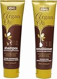 XHC Argan Oil Shampoo & Conditioner Set (2 × 300ml) | Nourishing & Moisturising Haircare with Moroccan Argan Oil | Vegan Friendly & Paraben-Free | PoundMart Exclusive Bundle