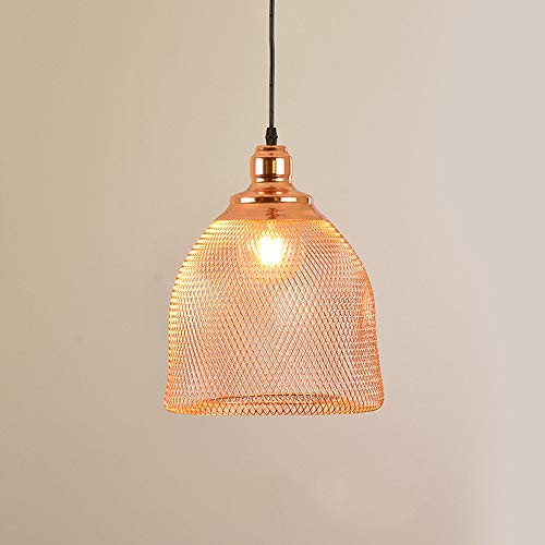 Lampe suspendue moderne en fer cage métallique pour salon et cuisine