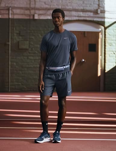 Nike Nike Men's Downshifter 13 Road Running Shoes, Midnight Navy/Pure Platinum-Black-White, 8