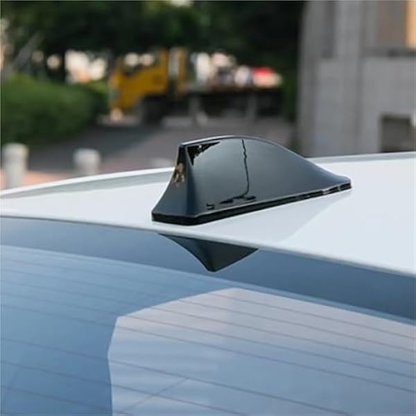Универсальная автомобильная антенна Shark Shade Fin Roof FM AM Защитная функция сигнала Подходит для всех автомобилей Ford автомобильная радиоантенна FM стерео антенна черный