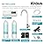 KRAUS Purita 2-Stage Under-Sink Water Filter System with Single Handle Drinking Water Filter Faucet, Spot-Free Stainless Steel