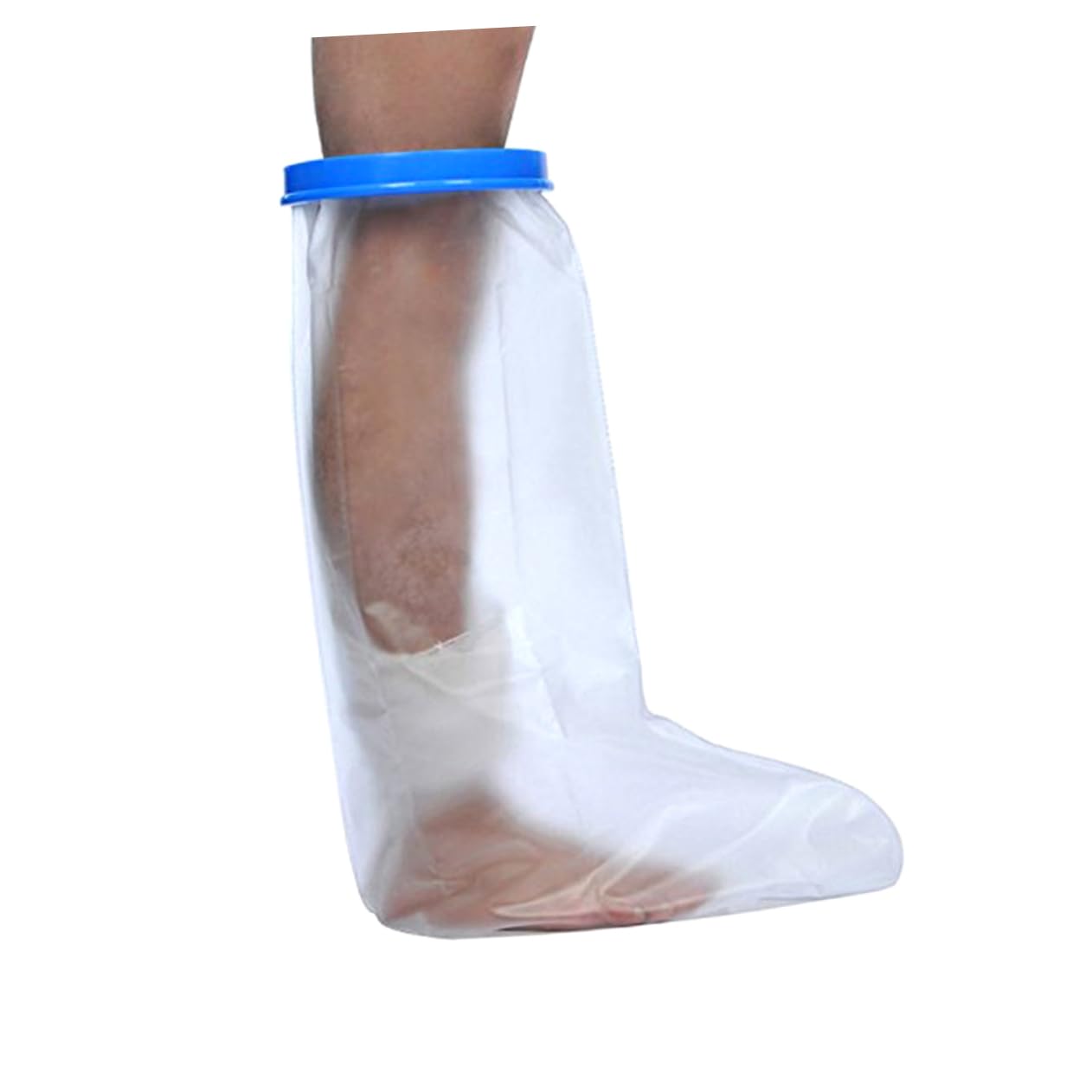 SOLUSTRE Fußgipsschutz für Erwachsene aus Robustem Pvc und Vinyl Duschschutz für Gipsverbände und Passend für Beinverbände in Größe L Zufällige Farbe
