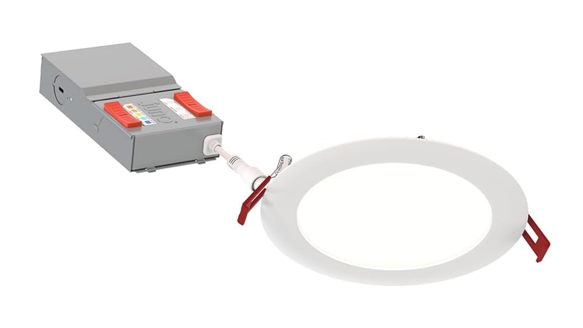 Juno LED Recessed Lights 6 Inch Round Baffle Wafer Downlight, 5-in