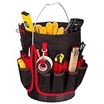 M'uti-Pocket Bucket Tool Organizer - Cleaning Bucket Tool Organiser Cushioned Bag, 5 Gallon Bucket Tool Storage Basket for Easy Tool Access, Tool Bucket, Bucket Tool Bag, Bucket Organizer