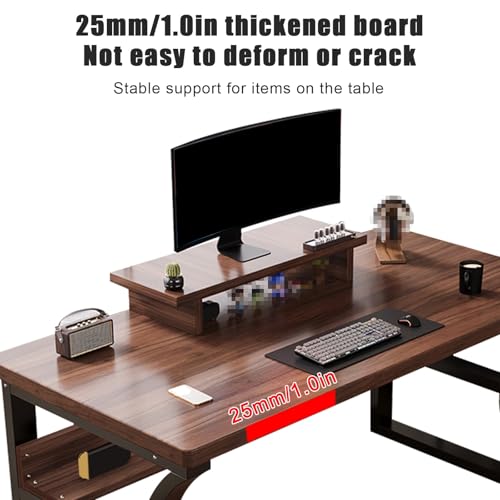 Bureau avec étagère intégrée 80x60cm pour un rangement maximal - 5
