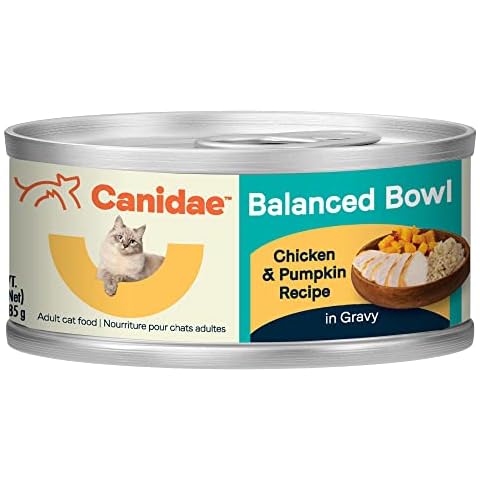 CANIDAE Balanced Bowl Chicken & Pumpkin Wet Cat Food, 3oz, Case of 24 Cover