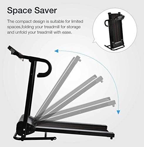 Caminadora Plegable NYTFHMS con Pantalla LED y Sistema de Absorción de Impacto miniatura 5