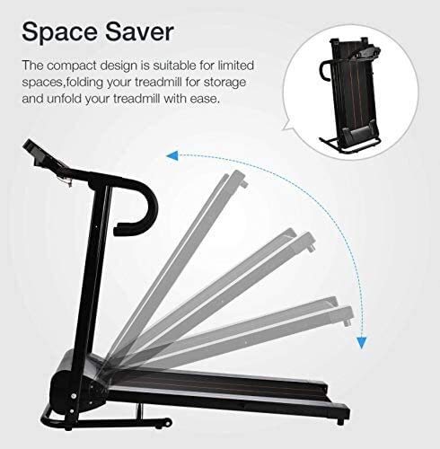 Folding Treadmills con sistema de absorción de impactos miniatura 3