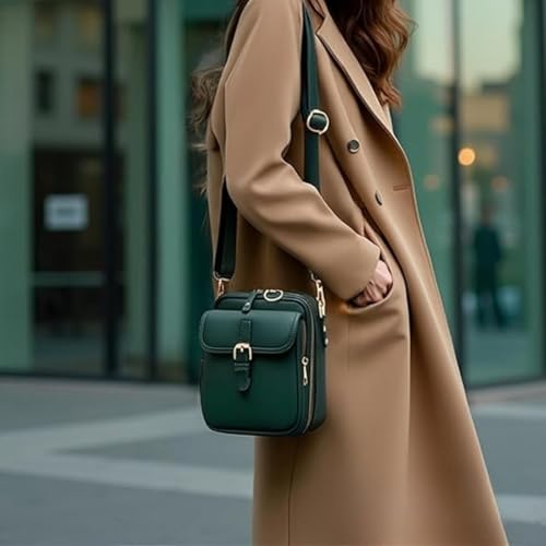 Balconfoster Crossbody Bag, Sculpture Crossbody Leather Bag, Anti Theft Leather Bag with Card Slots, Leathers Crossbodies2