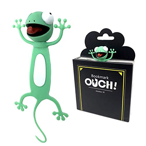 Lovely Bookmarks, Wakaka Funny 3D Cartoon Bookmark Animals Reading Bookmarks For Students Office Stationery Creative Gift Ideal For Boys Girls (Gecko) #TOP17
