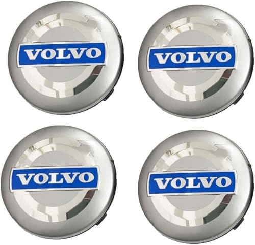 4 Cache Moyeu pour Volvo C30 C40 EX30 EX90 | Hub Caps de Jantes Origine