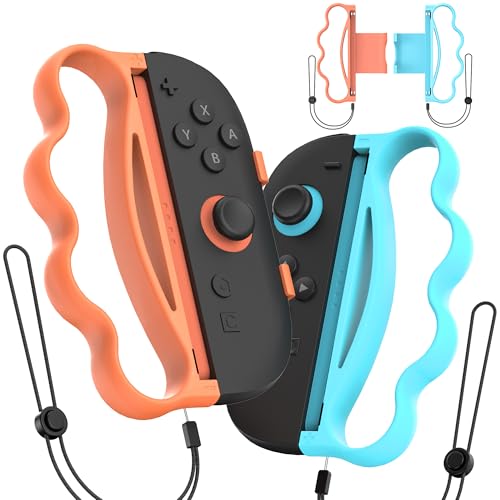 RHOTALL Switch 2 nero pugilato Grip (blu+arancione)