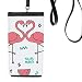 Flango Couple Lover Phone Wallet Purse Hanging Mobile Pouch Black Pocket