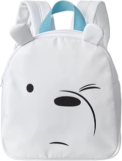 MINISO We Bare Bears Sırt Çantası Günlük Hafif Sırt Çantası, Kız ve Erkek Çocuklar için Sevimli Çanta Okul Seyahati Günlük Buz Ayısı