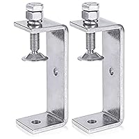 LEWITORS 2 StüCk Hochleistungsklemme Aus Metall, C-Klemme, Holzbearbeitungsklemme mit Breiten BackenöFfnungen (120 Mm)