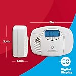 First Alert Battery Carbon Monoxide Alarm with Digital Display - Image 2
