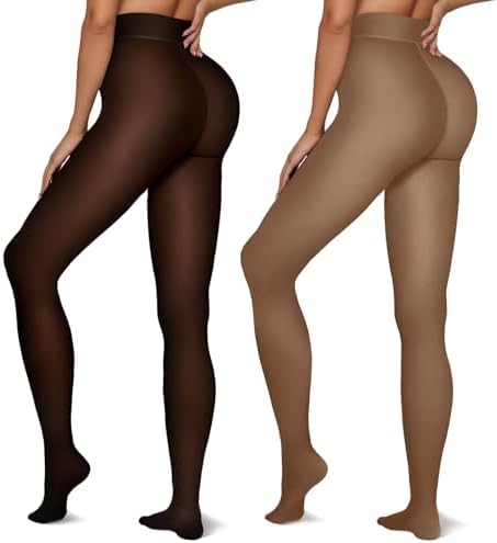MARIANNE | Fleece Inside zwarte gevoerde thermopanty | 10% korting