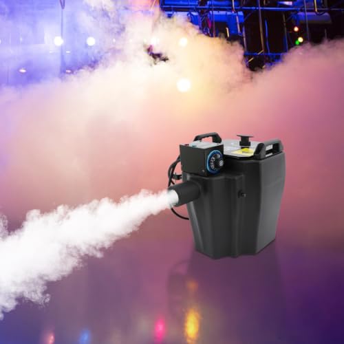 Máquina de humo con hielo seco de 3500 W, 110 V con control inteligente de temperatura | Máquina de humo de bajo nivel, gran capacidad: tanque de 2,6 galones de agua y 11 libras de hielo seco, para escenario, fiesta, DJ, boda y concierto miniatura 4