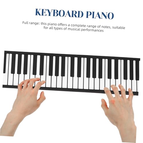 Alasum 88 Rouleaux Clavier De Piano Roulé À La Main 88 Touches Piano Électronique 88 Touches Piano Électrique Pianos Piano Pour Débutant Piano Enroulable Pliable Instrument De Musique - Les Beatles, Paul McCartney, John Lennon, RIngo Starr, George Harrison Alasum 88 Rouleaux Clavier De Piano Roulé À La Main 88 Touches Piano Électronique 88 Touches Piano Électrique Pianos Piano Pour Débutant Piano Enroulable Pliable Instrument De Musique – Image 4
