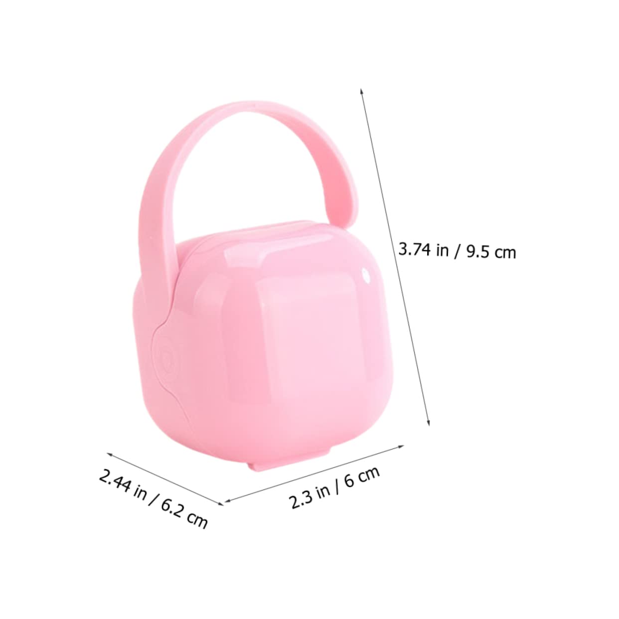 2 pcs Pacifier Holder Case for Storage Durable Material Travel Pacifier Container Safe and Easy to Clean Smooth Edges for Convenient Access