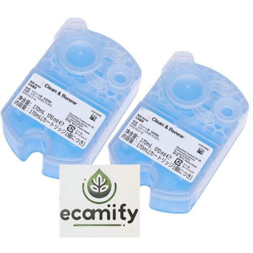 ブラウン 洗浄液 2個入 シェーバー アルコール 正規品 CCR2 髭剃り ecomify