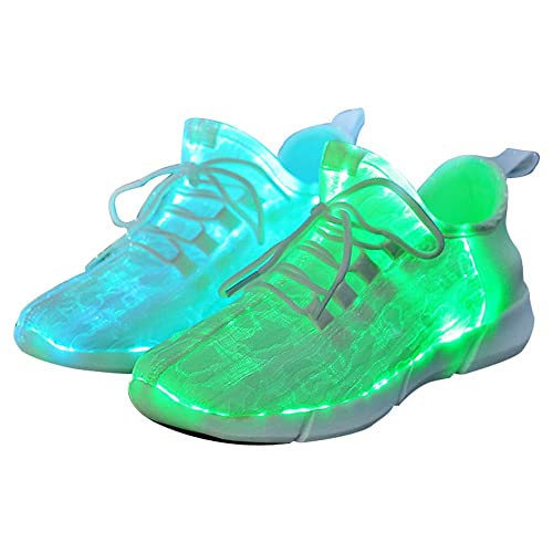 7ipupas Fiber Optic LED Light up Shoes for Kids, Men