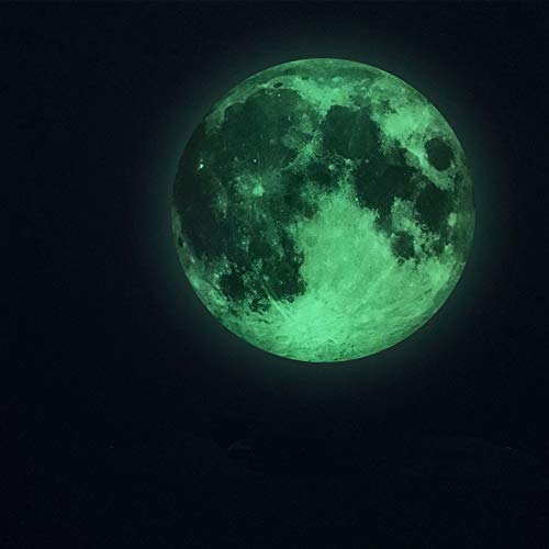 Vinilo decorativo lunar luminoso para pared miniatura 4