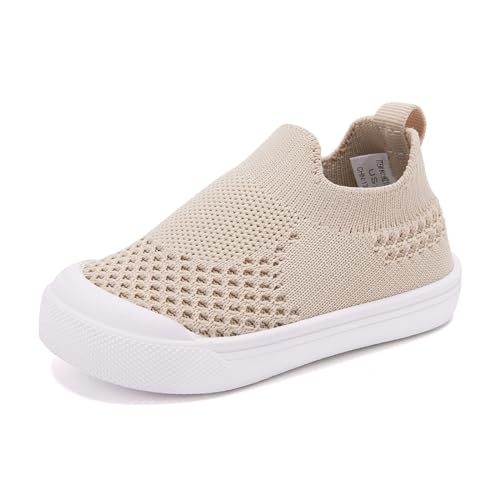 Baby Walking Shoes Toddler Sneakers Mesh Camel 18-24 Months