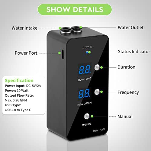 Reptile Humidifier, Misting System for Reptile Terrariums, Automatic Misting System with Adjustable Spray Nozzles - 2