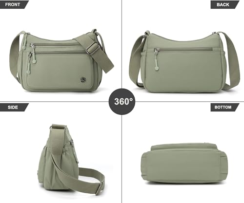 Casual Crossbody Bag with Anti Theft Pocket - Women Lightweight Water-Resistant Purse Bag3