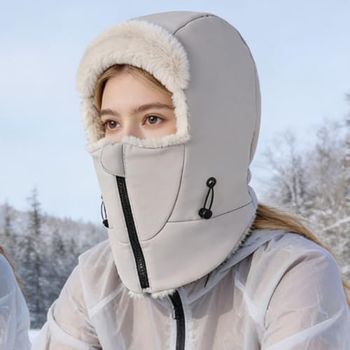 Supatmul Bonnet À Écharpe Intégrée Cache-Cou à Capuche – vue 3