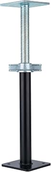 Adjustable Support Jack Lightweight Steel Bracing and Jack Posts - 17" - 25" Adjustment Range Adjustable Jack for Temporary Support Suitable for Cellar Ceilings, Underpasses, Attics, Decks