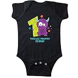 inktastic Monster 1st Birthday Infant Creeper 12 Months Black
