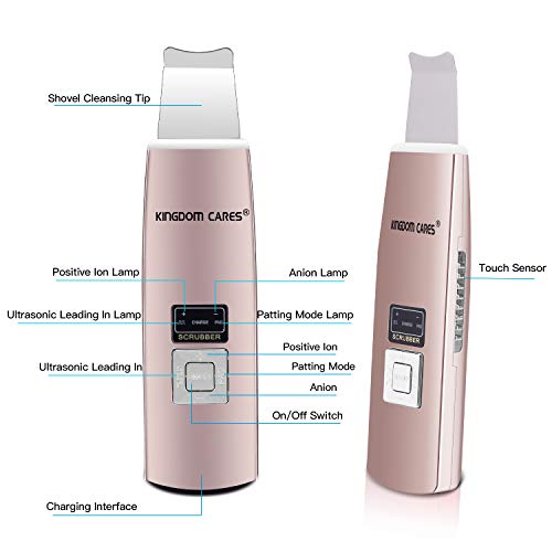 KINGDOMCARES Skin Facial Scrubber (Golden) - Thumbnail 3