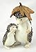 Top Collection Enchanted Story Fairy Garden Hedgehog with Baby Outdoor Statue