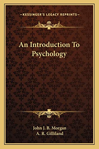 An Introduction To Psychology