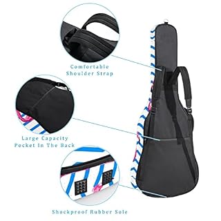 Housse de sac de guitare épaisse avec rembourrage en éponge imperméable pour guitare acoustique électrique basse… - Les Beatles, Paul McCartney, John Lennon, RIngo Starr, George Harrison Housse de sac de guitare épaisse avec rembourrage en éponge imperméable pour guitare acoustique électrique basse… – Image 3