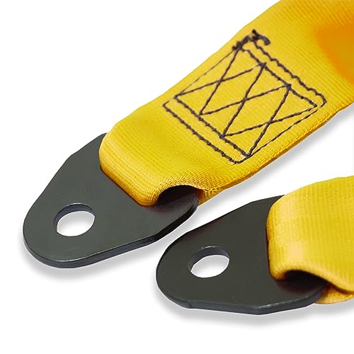 Cinto De Segurança 4 Pontas Amarelo Ideal Para Competição