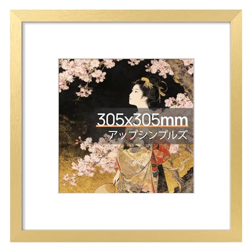 upsimples �z�� �y�ʊz�� �Ǌ|�� �|�X�^�[�t���[�� (�S�[���h, 30�p�i300×300mm�j)