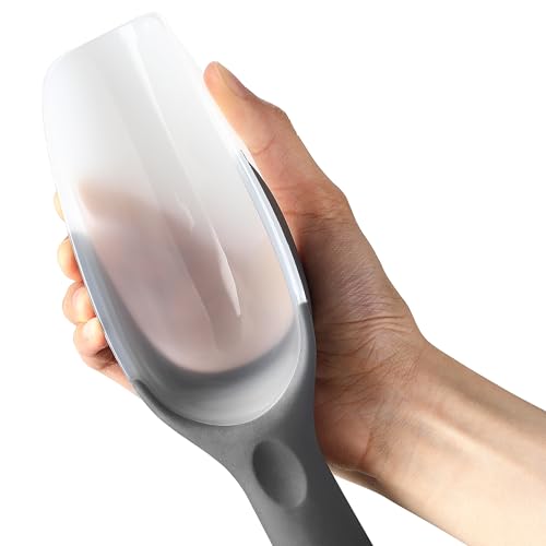 Image of Spring Chef Magnetic Ice Scoop for Freezer, BPA-Free Food Scooper, Gray