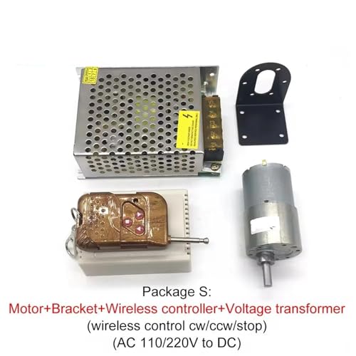 Motorreductor JGB37-3530 de 12V para persianas domóticas y maquetas modulares 2