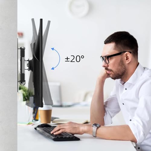 Suptek TV Wall Mount Swivel Tilt Rotation Full Motion Adjustable Articulating for Most 15-32 inch LED, LCD Monitor Wall Mount VESA 75,100 (MA2720) by suptek - Image 6